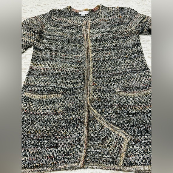 Christopher & Banks Open Front Knit Sweater—
 - Medium - - Picture 4 of 16
